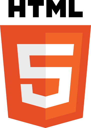 the logo of HTML 5